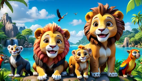 lion children,lion father,male lions,lions,forest king lion,king of the jungle,lion king,the lion king,scandia animals,lionesses,animal kingdom,animal film,animal zoo,lion river,zookeeper,children's background,great mara,madagascar,animal world,serengeti,Unique,3D,3D Character