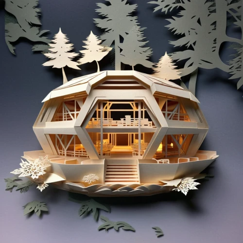 tree house hotel,tree house,timber house,treehouse,wood doghouse,wooden house,wooden sauna,wooden birdhouse,log home,floating huts,houseboat,cubic house,miniature house,log cabin,house in the forest,inverted cottage,wooden construction,cube stilt houses,wooden mockup,model house,Unique,Paper Cuts,Paper Cuts 03