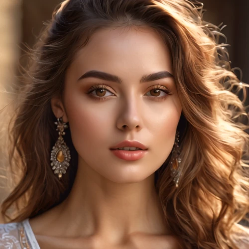 earrings,romantic look,beautiful young woman,beautiful face,romantic portrait,jewelry,gold jewelry,young woman,eurasian,earring,bridal jewelry,indian,natural cosmetic,pretty young woman,model beauty,jeweled,beautiful woman,woman portrait,beauty face skin,girl portrait,Photography,General,Natural