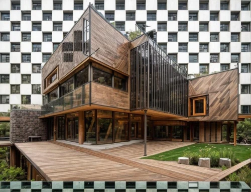 cubic house,cube house,timber house,modern architecture,wooden house,frisian house,house shape,modern house,dunes house,patterned wood decoration,archidaily,residential house,house hevelius,wooden construction,checkered floor,kirrarchitecture,danish house,geometric style,mirror house,asian architecture,Architecture,General,Masterpiece,Postmodernism 2