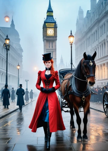 red coat,city of london,westminster palace,london,monarch online london,great britain,united kingdom,the victorian era,mary poppins,victorian style,lady in red,waterloo,equestrian,man in red dress,victorian lady,british,trafalgar square,red hat,equestrian sport,pall mall