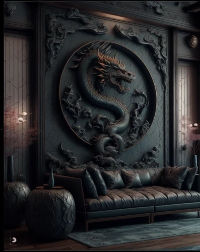 ornate room,dragon palace hotel,chinese screen,sitting room,the throne,ornate,interior decor,lobby,chinese dragon,throne,chaise lounge,wyrm,dragon li,interior decoration,fireplace,settee,wall decoration,living room,decor,apartment lounge