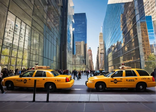 new york taxi,taxicabs,yellow cab,cabs,yellow taxi,new york streets,taxi cab,new york,newyork,taxi stand,tall buildings,fleet and transportation,5th avenue,city car,city scape,big apple,taxi sign,ny,new york city,cab driver,Conceptual Art,Oil color,Oil Color 19