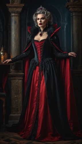 queen of hearts,vampire woman,vampire lady,gothic portrait,gothic fashion,nero,dracula,gothic woman,evil woman,red coat,gothic dress,imperial coat,cruella de ville,old elisabeth,vampire,queen of the night,lady in red,maraschino,overskirt,lady of the night,Photography,General,Fantasy