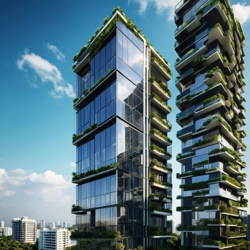 eco-construction,green living,residential tower,glass facade,high-rise building,condominium,skyscapers,ecological sustainable development,block balcony,urban towers,sky apartment,apartment block,apartment building,vedado,mixed-use,bulding,residential building,urban development,appartment building,growing green,Photography,General,Realistic