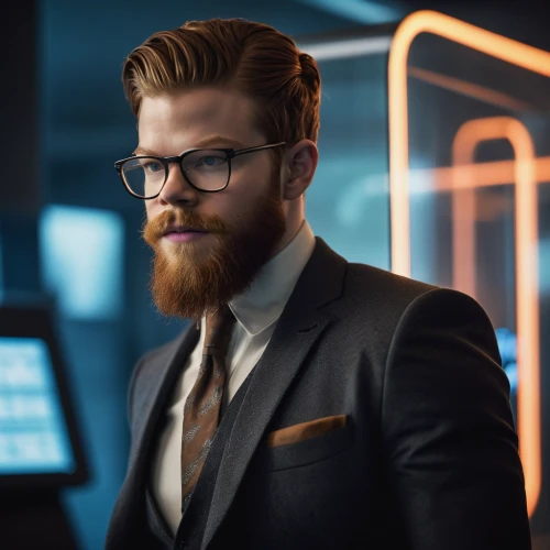 businessman,black businessman,men's suit,blur office background,suit actor,business man,a black man on a suit,cyber glasses,neon human resources,white-collar worker,spy-glass,financial advisor,man portraits,ceo,stock exchange broker,man with a computer,smart look,business angel,beard,marketeer,Photography,General,Cinematic