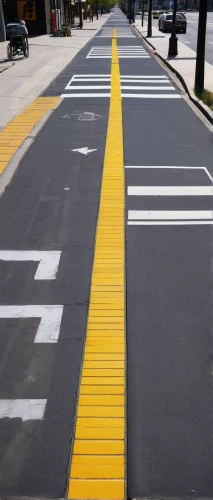 road marking,bicycle lane,yellow line,crosswalk,bicycle path,pin striping,pedestrian crossing,pedestrian lights,paved square,black paint stripe,road surface,lane grooves,bus lane,horizontal lines,one-way street,central stripe,crossroad,zebra crossing,racing road,pedestrian zone,Conceptual Art,Oil color,Oil Color 07