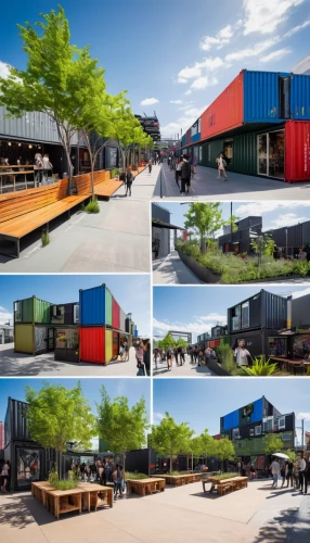 shipping containers,shipping container,cargo containers,cube stilt houses,containers,prefabricated buildings,stacked containers,container transport,boxcar,freight car,school design,cube house,container train,corten steel,freight trains,container,freight depot,circus wagons,diesel locomotives,rail car,Illustration,Japanese style,Japanese Style 09