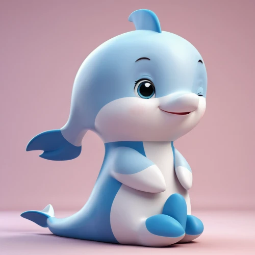 cute cartoon character,delfin,dolphin,porpoise,beluga whale,dolphin background,baby whale,smurf figure,flipper,white dolphin,stitch,cute cartoon image,disney baymax,little whale,3d model,dolphin-afalina,marine mammal,spotted dolphin,disney character,plush figure,Unique,3D,3D Character