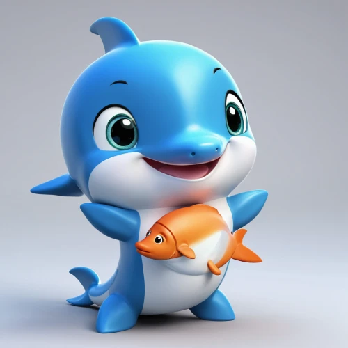 cute cartoon character,delfin,cute cartoon image,dolphin fish,blue fish,stitch,two fish,dolphin,flipper,small fish,pilotfish,fish,shark,ray-finned fish,3d model,aquatic animals,lures and buy new desktop,trainer with dolphin,surface lure,fish in water,Unique,3D,3D Character