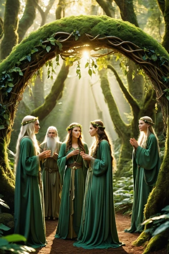 celtic woman,druids,lord who rings,the three wise men,celtic tree,fantasy picture,three wise men,wise men,elves,jrr tolkien,druid grove,elven forest,holy forest,hobbit,saint patrick,hobbiton,disciples,nativity of jesus,the three magi,nativity of christ,Photography,General,Realistic