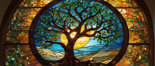 stained glass window,stained glass,stained glass windows,colorful tree of life,church window,stained glass pattern,celtic tree,tree of life,glass painting,leaded glass window,church windows,vatican window,mosaic glass,flourishing tree,glass window,front window,wood window,sacred fig,art nouveau frame,gold foil tree of life,Art,Classical Oil Painting,Classical Oil Painting 16