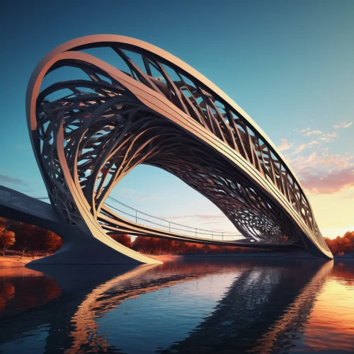 moveable bridge,dragon bridge,cable-stayed bridge,humpback bridge,segmental bridge,tied-arch bridge,futuristic architecture,bridge arch,extradosed bridge,guitar bridge,cantilever bridge,hohenzollern bridge,calatrava,brug,tiger and turtle,bridge - building structure,arch bridge,passerelle,danube bridge,bridges,Conceptual Art,Fantasy,Fantasy 21