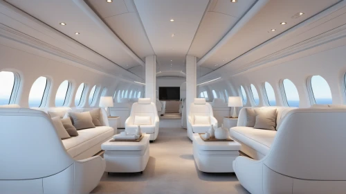 aircraft cabin,corporate jet,business jet,private plane,charter,bombardier challenger 600,gulfstream iii,ufo interior,gulfstream g100,luggage compartments,airbus a380,boeing 747,luxury yacht,gulfstream v,boeing 787 dreamliner,the interior of the cockpit,cargo aircraft,boeing 777,aircraft construction,fuselage,Photography,General,Realistic