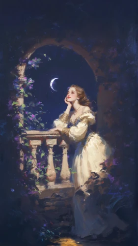the sleeping rose,cinderella,violinist violinist of the moon,serenade,woman playing violin,angel playing the harp,woman playing,the flute,la violetta,harp player,moonlit night,fantasia,concerto for piano,moonlit,fantasy picture,night scene,children's fairy tale,lady of the night,fairytales,queen of the night