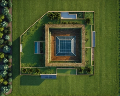 drone image,drone shot,bird's-eye view,view from above,turf roof,dji spark,aerial photography,drone photo,drone view,garden elevation,the center of symmetry,from above,dji mavic drone,aerial shot,aerial landscape,dji agriculture,bird's eye view,grass roof,roof landscape,landscape designers sydney