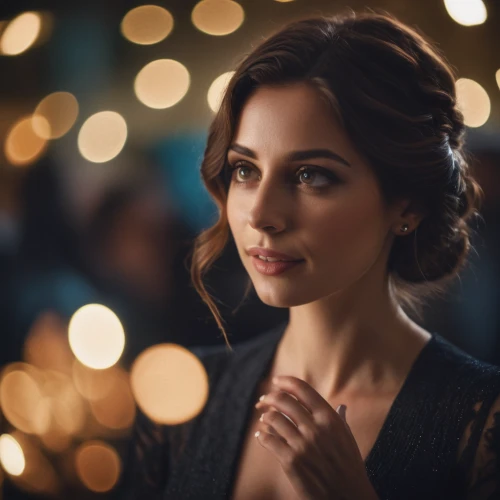 bokeh,bokeh lights,background bokeh,bokeh effect,bokeh hearts,romantic look,romantic portrait,square bokeh,christmas woman,christmas angel,retro christmas girl,fairy lights,a charming woman,british actress,mary-gold,scene lighting,garland of lights,sparkler,audrey,actress,Photography,General,Cinematic