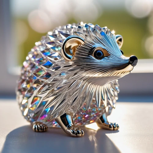 amur hedgehog,hedgehog,hedgehogs,hedgehog child,glass yard ornament,hedgehog head,new world porcupine,porcupine,young hedgehog,decorative nutcracker,squirell,domesticated hedgehog,abert's squirrel,glass ornament,hedgehog heads,whimsical animals,anthropomorphized animals,lawn ornament,hoglet,bonnet ornament,Photography,General,Realistic