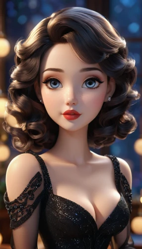 female doll,princess anna,doll's facial features,fashion dolls,fashion doll,dress doll,agnes,elsa,tangled,doll figure,tumbling doll,cinderella,cute cartoon character,queen of the night,3d fantasy,princess sofia,doll dress,neo-burlesque,fairy tale character,fantasy girl,Unique,3D,3D Character