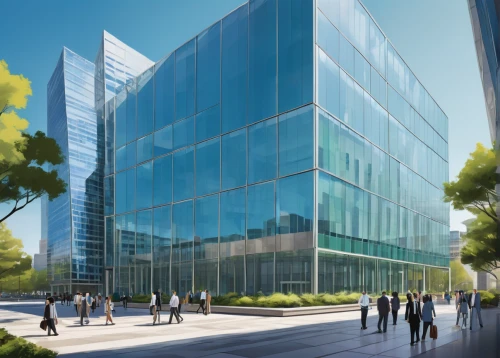 glass facade,glass building,home of apple,glass facades,office buildings,corporate headquarters,modern office,company headquarters,apple inc,structural glass,office building,new building,business school,glass wall,business centre,company building,elphi,metal cladding,hongdan center,biotechnology research institute,Illustration,Japanese style,Japanese Style 07
