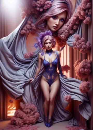 cynara,fantasy portrait,pixie,fantasy art,pixie-bob,fantasy picture,passionflower,purple passionflower,violet head elf,rosa 'the fairy,fantasy woman,lilac blossom,neo-burlesque,precious lilac,fairy queen,malva,fae,rapunzel,faerie,zodiac sign libra