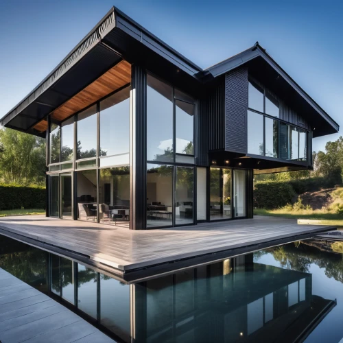 modern architecture,modern house,cubic house,cube house,folding roof,pool house,dunes house,frame house,mirror house,smart home,house shape,structural glass,mid century house,luxury property,black cut glass,timber house,smart house,summer house,inverted cottage,glass facade,Photography,General,Realistic
