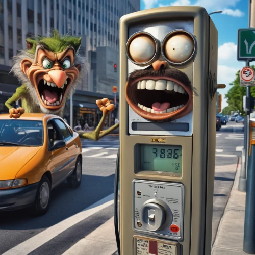 parking meter,parking machine,car alarm,traffic signal,gas pump,pay phone,traffic signal control board,petrol pump,traffic signals,meters,payphone,car communication,monster's inc,electricity meter,meter,traffic lights,taxicabs,electric gas station,taxi stand,fuel meter,Photography,General,Realistic