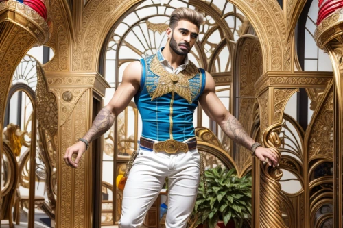 male elf,saint mark,male character,male model,bridegroom,fairy tale character,bellboy,gaudí,fantasy picture,male ballet dancer,3d fantasy,alcazar of seville,alcazar,riad,fantasy art,vestment,harness,young model istanbul,cosplay image,persian poet