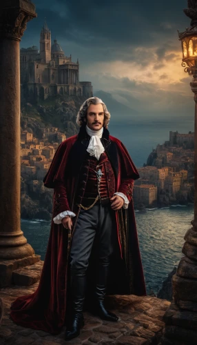 digital compositing,the carnival of venice,portrait background,romantic portrait,portrait photographers,count,photoshop manipulation,frock coat,enrico caruso,french digital background,italian painter,portrait photography,image manipulation,king lear,taormina,dracula,figaro,photo manipulation,david garrett,genoa,Photography,General,Fantasy