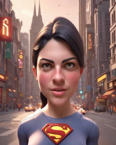super heroine,wonder woman city,super woman,superhero,wonder,superman,head woman,superhero background,cgi,superman logo,super hero,lena,bjork,the face of god,wonderwoman,goddess of justice,the girl's face,jaya,lasso,animated cartoon,Digital Art,3D