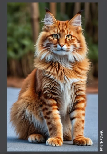 siberian cat,british longhair cat,maincoon,red tabby,american bobtail,norwegian forest cat,kurilian bobtail,american curl,ginger cat,british longhair,breed cat,lion - feline,firestar,red whiskered bulbull,domestic long-haired cat,british semi-longhair,toyger,tiger cat,felidae,tabby cat,Photography,General,Realistic