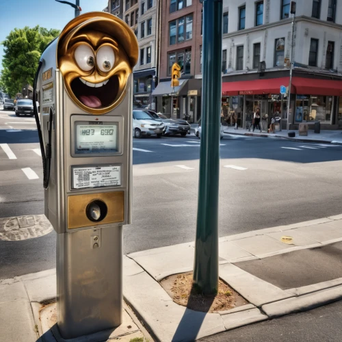 parking meter,parking machine,spam mail box,street furniture,meter,traffic signal,newspaper box,pay phone,mail box,post box,mailbox,postbox,telephone booth,phone booth,letterbox,parking system,letter box,electricity meter,payphone,meter stick,Photography,General,Realistic