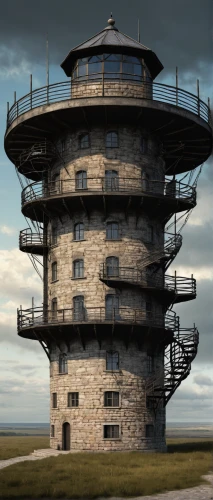 observation tower,lookout tower,watchtower,rubjerg knude lighthouse,the observation deck,panopticon,batemans tower,blockhouse,fire tower,control tower,steel tower,lifeguard tower,leanderturm,renaissance tower,round house,observation deck,buzludzha,press castle,animal tower,watertower,Art,Classical Oil Painting,Classical Oil Painting 20