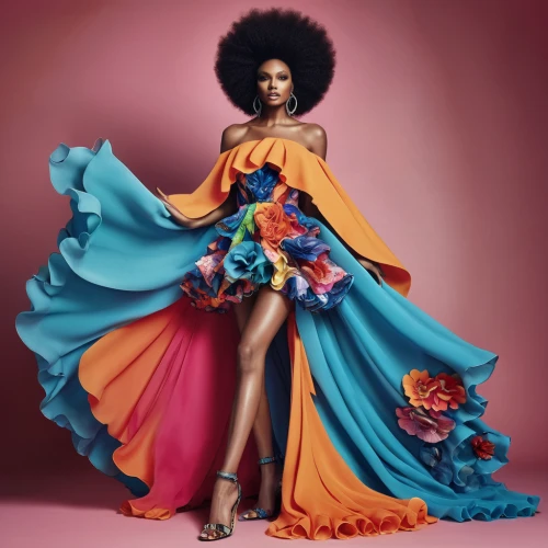 afroamerican,beautiful african american women,afro-american,afro american girls,african american woman,colorful floral,with a bouquet of flowers,harmony of color,afro american,colorful,colourful,black woman,shades of color,vibrant color,floral composition,african daisies,fashion illustration,vogue,color,safflower,Photography,Fashion Photography,Fashion Photography 01