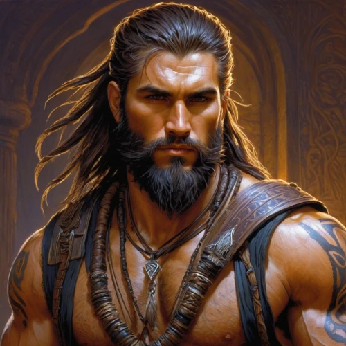 thorin,male elf,male character,poseidon god face,aquaman,barbarian,heroic fantasy,hercules,greek god,sadhu,dwarf sundheim,grog,warlord,lord shiva,shiva,aladha,bodhi,poseidon,drago milenario,indian sadhu,Illustration,Realistic Fantasy,Realistic Fantasy 03