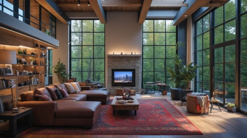 living room,modern living room,livingroom,loft,family room,sitting room,interior modern design,luxury home interior,interior design,modern decor,wooden windows,contemporary decor,penthouse apartment,great room,apartment lounge,modern room,home interior,bonus room,fire place,smart home,Photography,General,Realistic