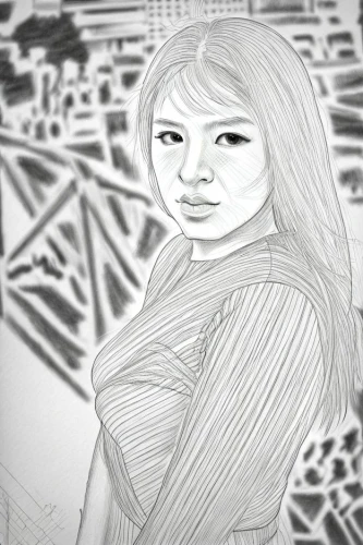city ​​portrait,comic halftone woman,wireframe graphics,girl drawing,photo painting,line drawing,animated cartoon,graphite,charcoal drawing,potrait,drawing mannequin,camera drawing,coloring picture,in photoshop,game drawing,drawing,picture design,illustrator,frame drawing,grayscale,Design Sketch,Design Sketch,Character Sketch