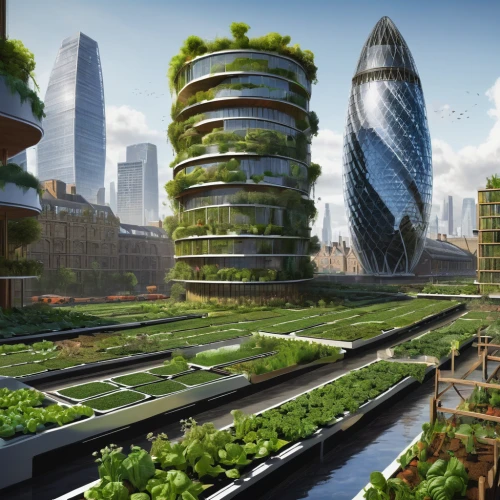 eco-construction,smart city,futuristic architecture,permaculture,ecological sustainable development,eco hotel,vegetables landscape,sustainability,greenhouse effect,ecologically,roof garden,urban development,growing green,sustainable,terraforming,urban design,sustainable development,organic farm,solar cell base,vegetable garden,Conceptual Art,Daily,Daily 09