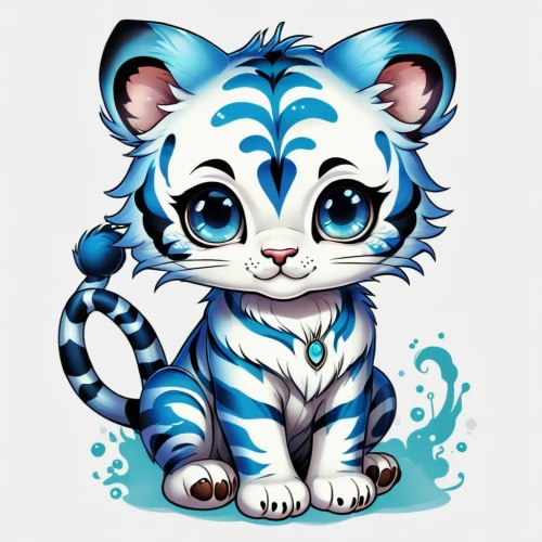 blue tiger,white tiger,white bengal tiger,zodiac sign leo,lion white,cat on a blue background,bengal,snow leopard,asian tiger,diamond zebra,hosana,cat with blue eyes,cat vector,royal tiger,felidae,tiger png,tigerle,bengal cat,kyi-leo,blue eyes cat,Illustration,Abstract Fantasy,Abstract Fantasy 10