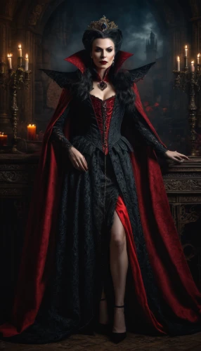 queen of hearts,gothic portrait,vampire woman,gothic fashion,vampire lady,gothic woman,gothic dress,dracula,dark gothic mood,vampire,red coat,red riding hood,queen anne,gothic style,the witch,psychic vampire,raven,crow queen,sorceress,gothic,Photography,General,Fantasy