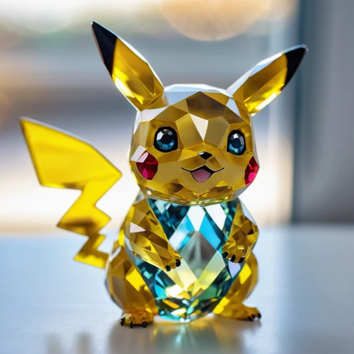 pixaba,pikachu,pika,glass yard ornament,lures and buy new desktop,glass ornament,pokemon,pokémon,navi,3d figure,shiny,paperweight,abra,stud yellow,glass decorations,gachapon,gold diamond,revoltech,toy photos,game figure,Photography,General,Realistic