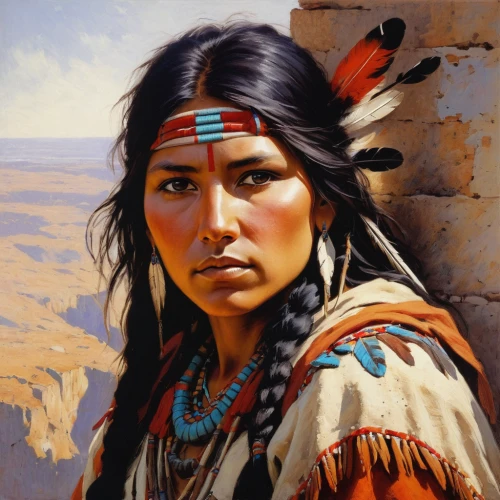 american indian,native american,the american indian,cherokee,amerindien,red cloud,anasazi,native,buckskin,first nation,indigenous painting,indian headdress,native american indian dog,red chief,indigenous,warrior woman,tribal chief,cheyenne,indigenous culture,war bonnet,Art,Classical Oil Painting,Classical Oil Painting 32