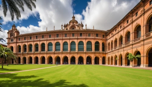 usyd,collegiate basilica,research institution,academic institution,alcazar of seville,australia aud,stanford university,seville,heads of royal palms,university al-azhar,business school,university library,state school,the royal palace,convent,music conservatory,national history museum,palace of the parliament,villa cortine palace,religious institute,Illustration,Retro,Retro 24