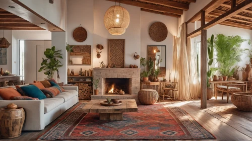 moroccan pattern,fireplaces,fire place,living room,luxury home interior,marrakesh,boutique hotel,sitting room,interior design,interior decor,livingroom,wooden beams,home interior,fireplace,decor,modern decor,morocco,beautiful home,interior decoration,rustic,Photography,General,Realistic