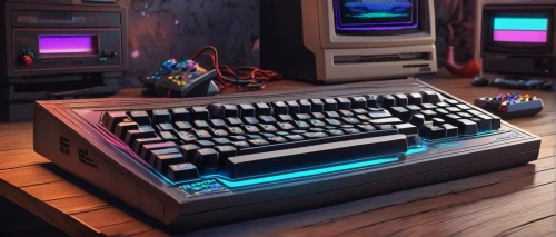 c64,atari st,atari,retro styled,amiga,cyberpunk,computer terminal,80s,computer desk,retro technology,personal computer,80's design,barebone computer,retro,computer keyboard,3d render,computer workstation,retro style,retro items,retro look,Conceptual Art,Fantasy,Fantasy 22