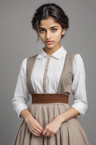 girl in a historic way,women clothes,women's clothing,social,girl in cloth,school skirt,girl with cloth,overskirt,young woman,nurse uniform,indian girl,assyrian,bodice,milkmaid,miss circassian,menswear for women,yemeni,girl in overalls,laundress,vintage dress,Photography,Realistic