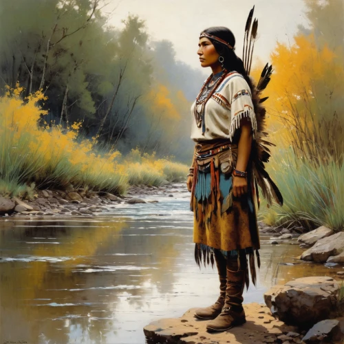 the american indian,american indian,cherokee,native american,first nation,amerindien,indigenous painting,native,pocahontas,chief cook,tribal chief,natives,indigenous culture,red cloud,indigenous,war bonnet,buckskin,native american indian dog,shamanism,aborigine,Art,Classical Oil Painting,Classical Oil Painting 32