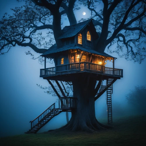 tree house,treehouse,tree house hotel,witch house,witch's house,the haunted house,haunted house,house in the forest,creepy house,crooked house,house silhouette,doll house,lonely house,fairy house,stilt house,little house,ancient house,magic tree,wooden house,creepy tree,Photography,General,Fantasy