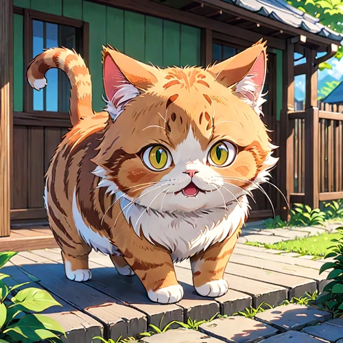 chestnut tiger,calico cat,red tabby,cartoon cat,breed cat,ginger cat,domestic short-haired cat,felidae,tiger cat,cheshire,toyger,tabby cat,bengal cat,rex cat,cute cat,cute cartoon character,bengal,cat vector,domestic cat,lion - feline,Anime,Anime,Traditional