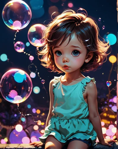 little girl with balloons,little girl fairy,bubbles,girl with speech bubble,kids illustration,world digital painting,children's background,bubble,child fairy,digital painting,little girl with umbrella,soap bubbles,fireflies,small bubbles,little girl,fairy galaxy,soap bubble,underwater background,mermaid background,bubbletent,Conceptual Art,Fantasy,Fantasy 06